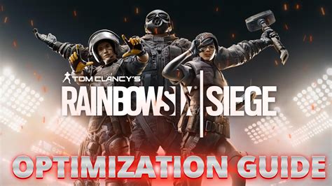 The Definite Guide to Optimizing Rainbow Six : r/Rainbow6 .